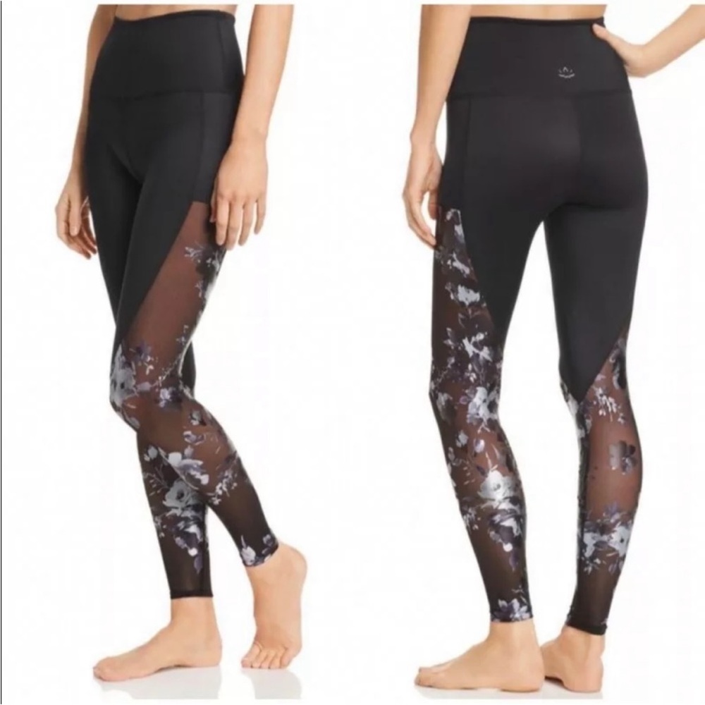 Beyond Yoga foil floral leggings